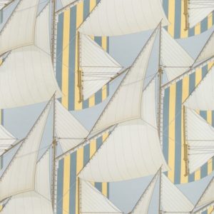 LEE JOFA ST TROPEZ PRINT BLUE YELLOW 2018136-405