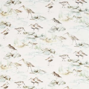SANDERSON ESTUARY BIRDS AMBLETON BAY MIST IVORY 226426 DEBB226426